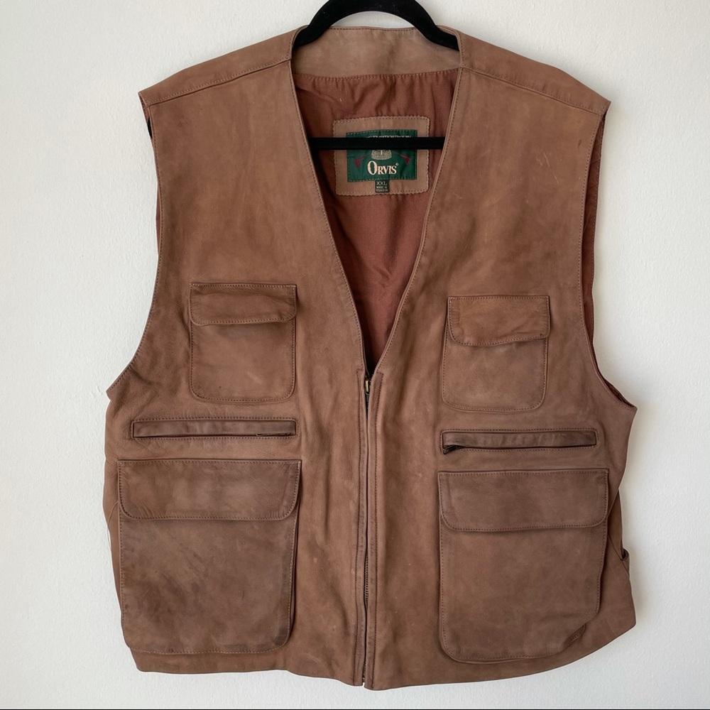 Orvis Genuine Leather Vest